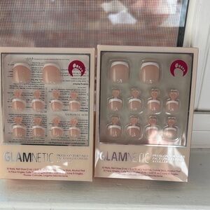 Glamnetic Nude Press-On Toenails 2 sets